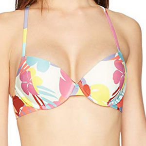 Women's Swimwear Push-up Plunge Bikini Top